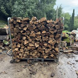 Fireplace Wood With Rack