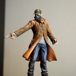 Watch Dogs Aiden Pearce Collector’s Edition 9" Figure Statue Ubisoft Collectible
