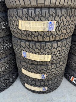 285-55r20 Bfgoodrich ko2 tires nuevas con 70,000 millas de garantía las 4