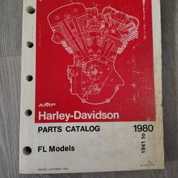 Harley-Davidson Parts Catalog 1941-80 FL