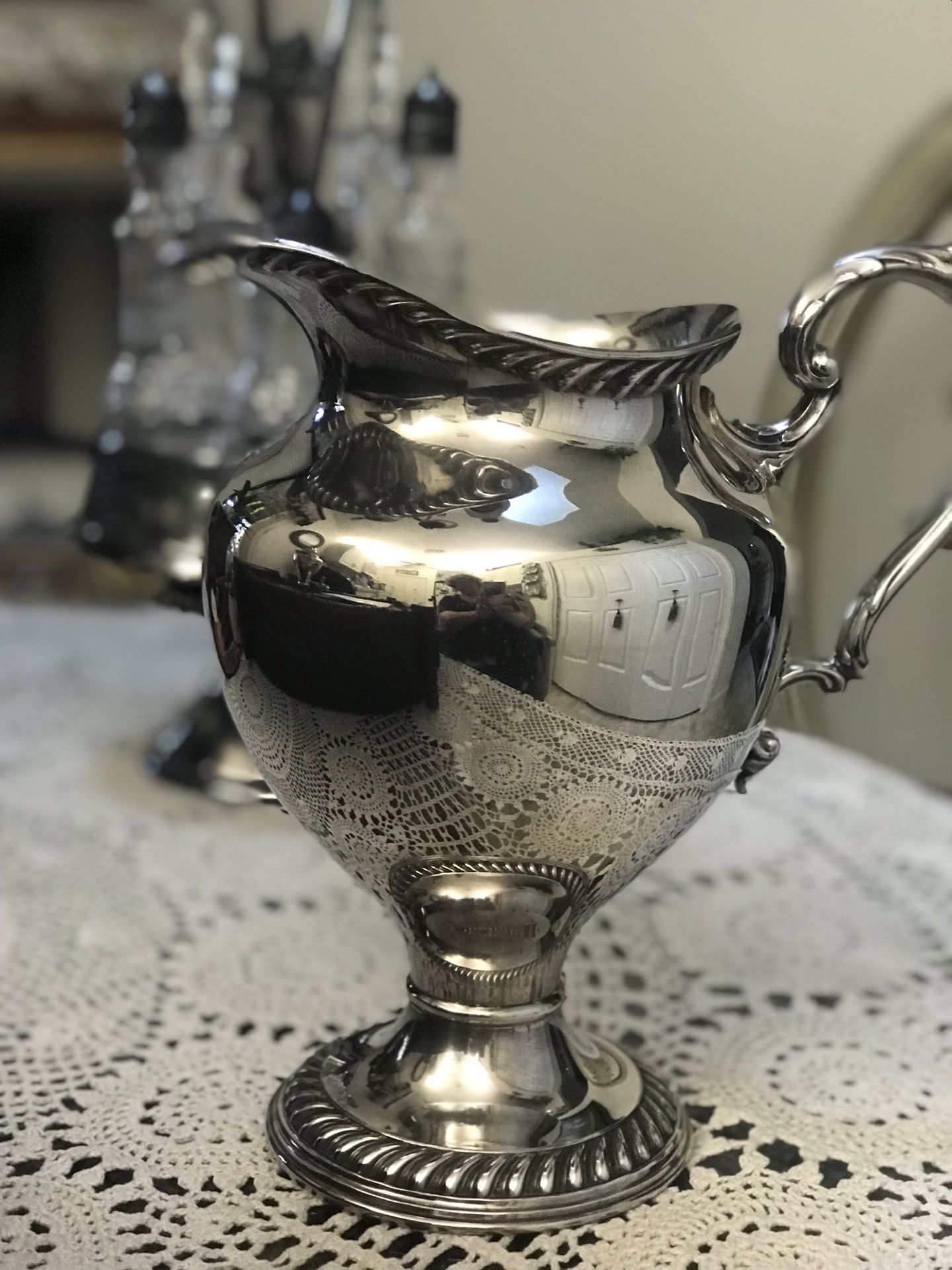 Vintage Wilcox International Silver Co. Ashley Pitcher