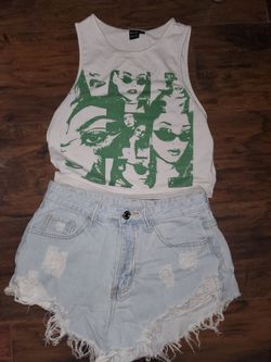**Graphic Tank and shorts