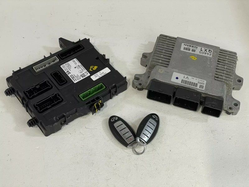 2019-2020 INFINITI QX50 FWD ENGINE & BODY CONTROL MODULE ECM BCM W/ KEY FOB # 85699