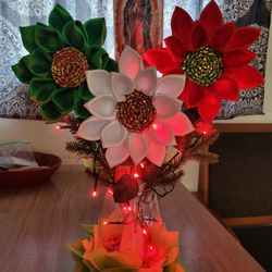 Flores Eternas $35 Con Luz 