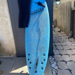 Surf Board + Wet Suit