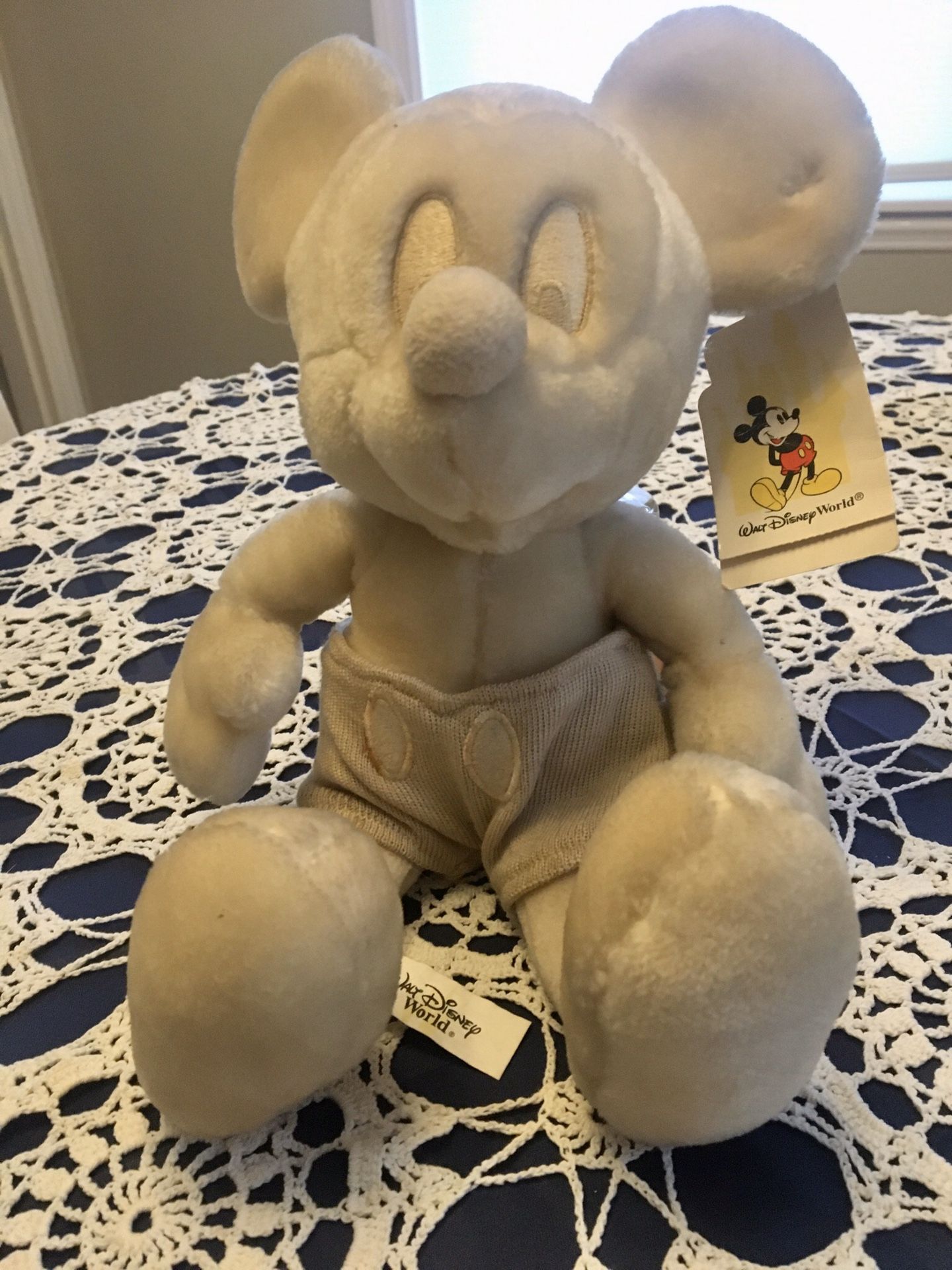 White Mickey “ Walt Disney World” with tag attached