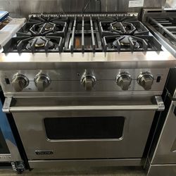 Viking Stainless Steel Built In Stove