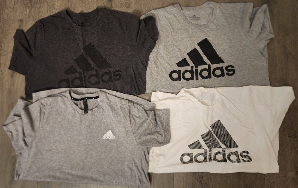 Men's Adidas Tshirts Bundle Size Lg