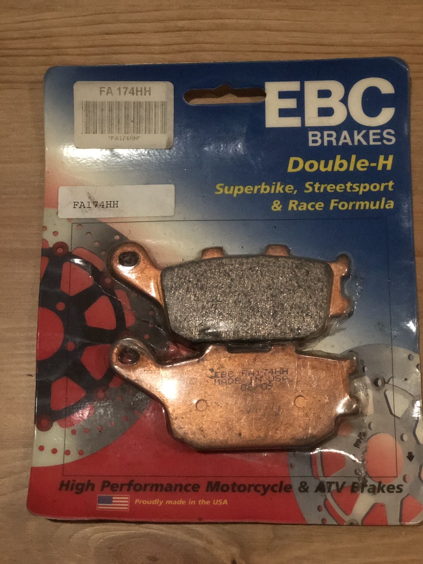 Rears brake pads for a 2005 cbr RR1000