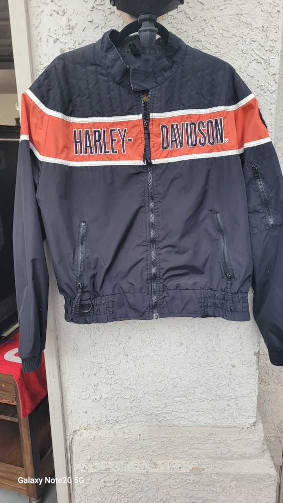 Womens Harley Davidson Racing  XL jacket Vintage EXCELLENT Motorcycle riding