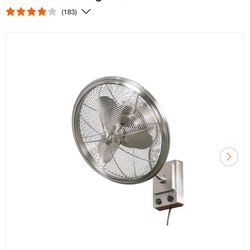 Indoor/outdoor Ceiling Or Wall Fans (2 Sold Together)