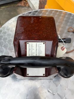 WWII German Wehrmacht Field Telephone – Bakelite M38 Style