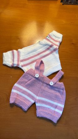 Cabbage Patch Kids knit outfit