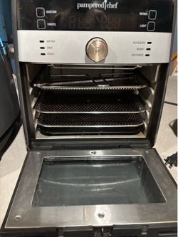 Pampered Chef Air Fryer with Accessories