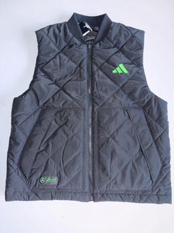adidas Mercedes AMG Petronas Formula One Team Puffer Vest Full Zip Black S