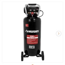 Husky 20 GAL. 200 PSI and hoses, Brass Pieces.