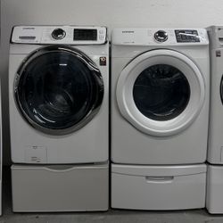 Samsung Front Load Washer and Dryer Mixed Model Set