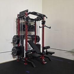 Vesta Pro Series 2in1 Squat Rack | Functional Trainer | 400lb Weight Stack | Commercial Grade | Gym Equipment | FREE DELIVERY🚚 🔴