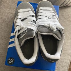 Adidas campus grey size 8 men size 10 woman 