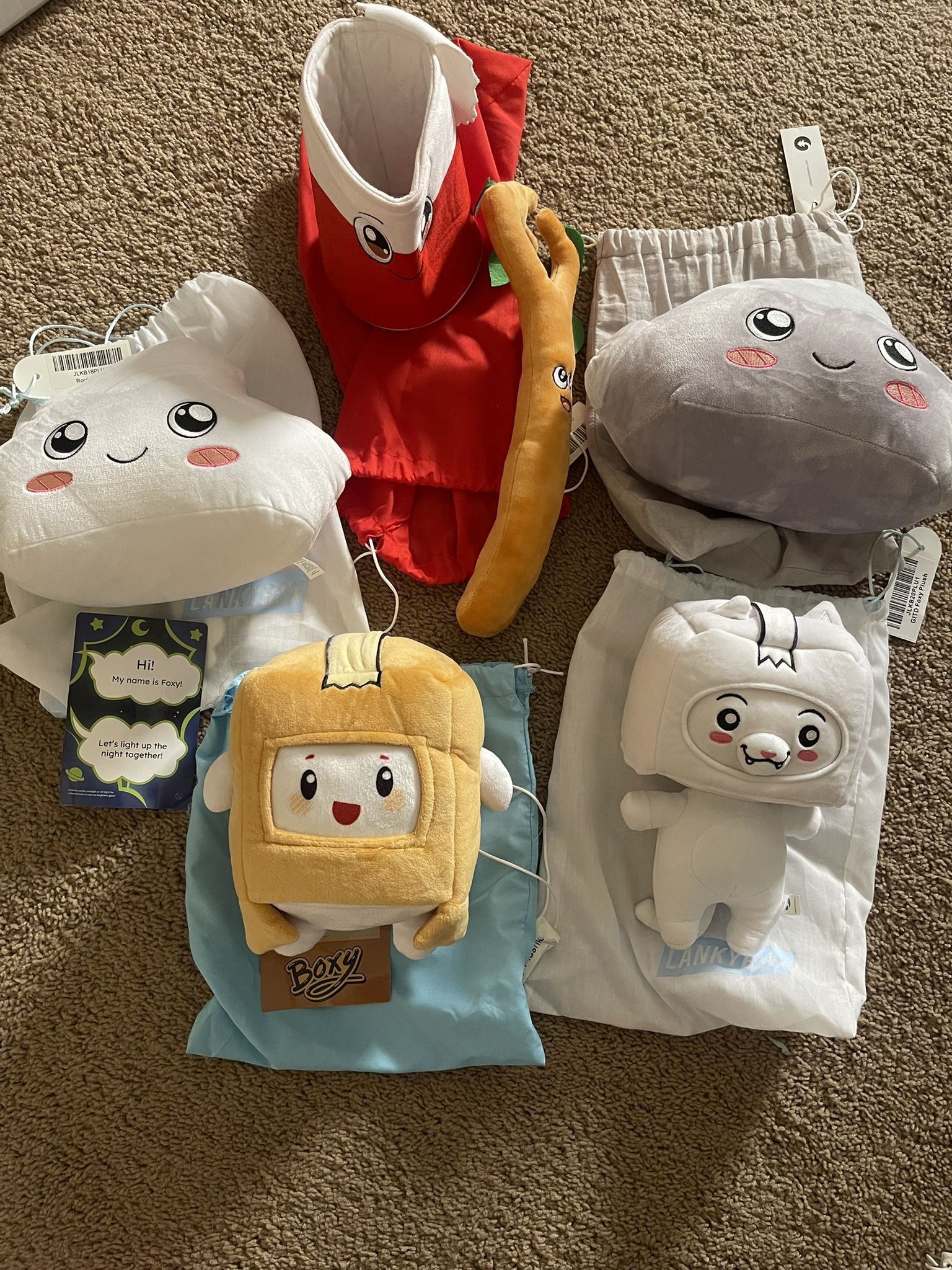 New Lanky Box Plush Bundle
