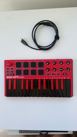 Akai MPK Mini MK2, red special edition (never used, no box)