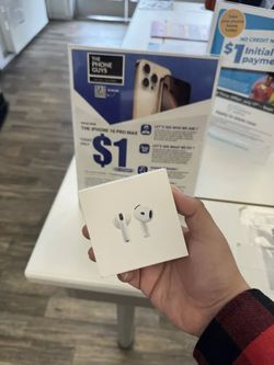 Apple - AirPods 4 - White (New)| $1 Down | Payment plan available