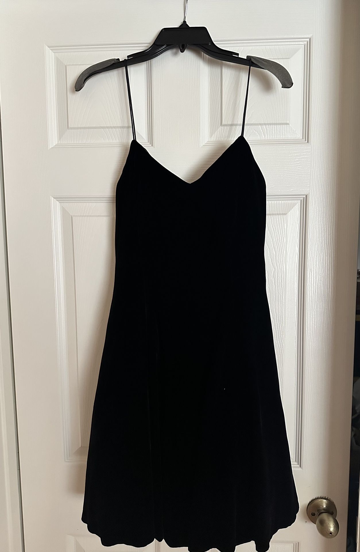 Perfect Black Velvet Dress Size 8