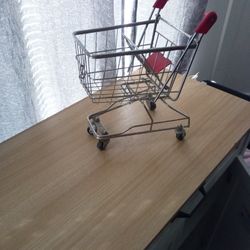 Miniature Shopping Cart 