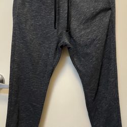 Mens Medium Size Regular. Black Cotton Blend Drawstring. 