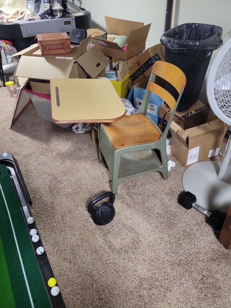 Cool Retro School Desk