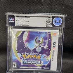 Pokémon Ultra Moon - Nintendo 3DS - WATA Graded 9.8 A++, Sealed - US Edition
