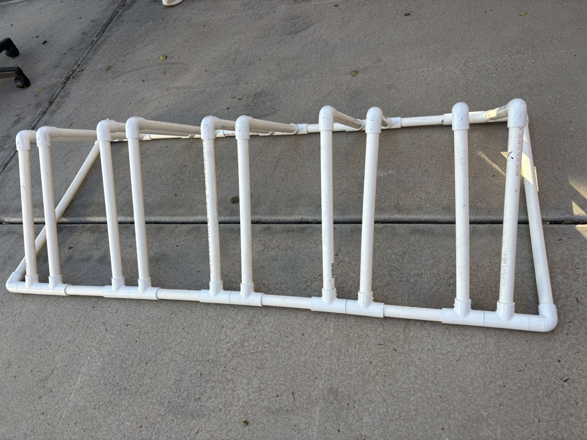 Free Bike Rack Made Of PVC Pipe