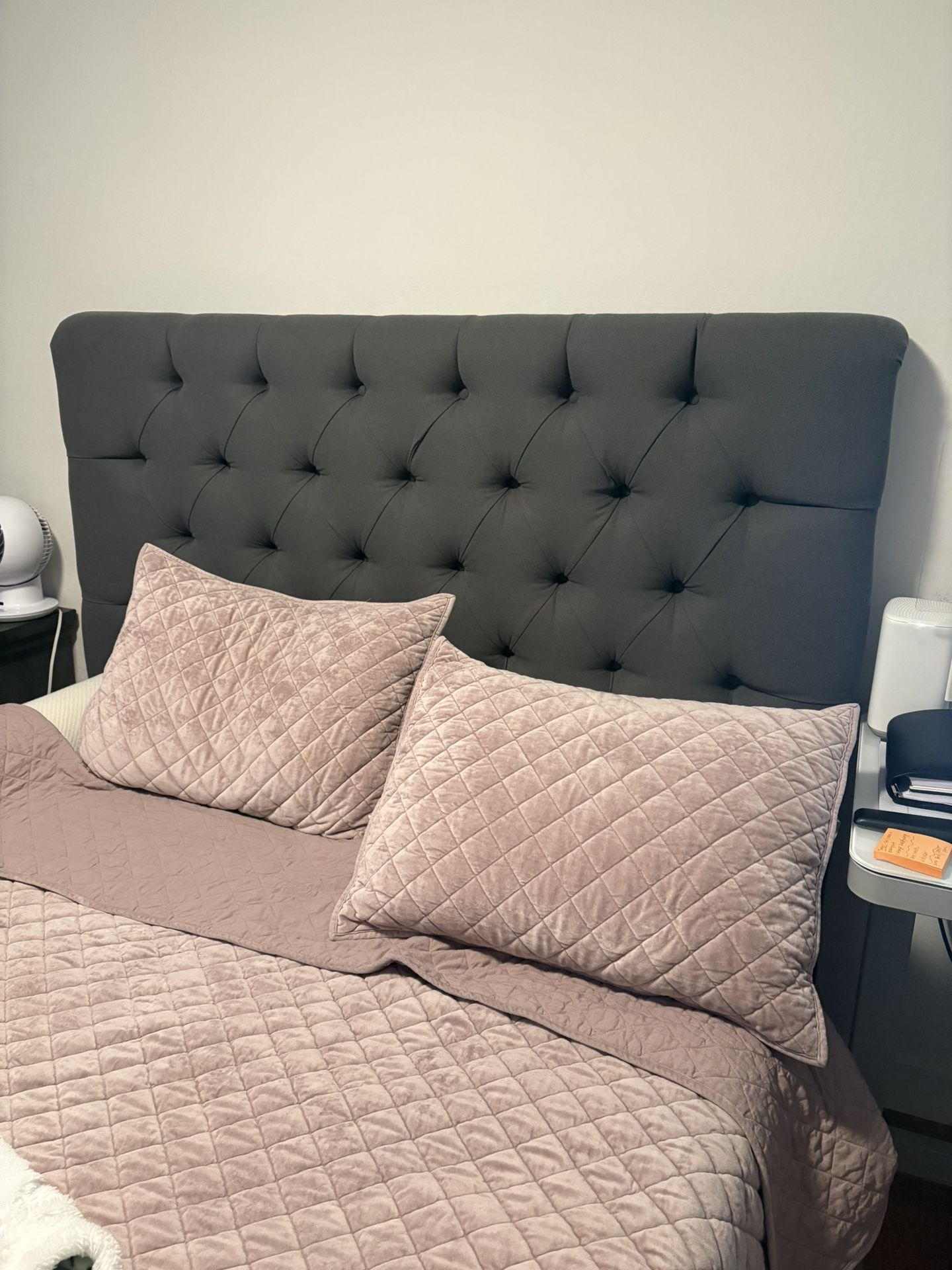 Bed Frame-grey Living Spaces Bed 