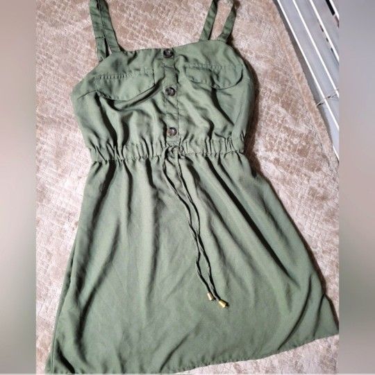 Women's Dress Green Xl Blush