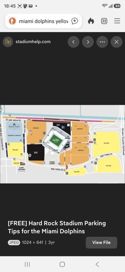 NY Giants parking pass Yellow, $ 45