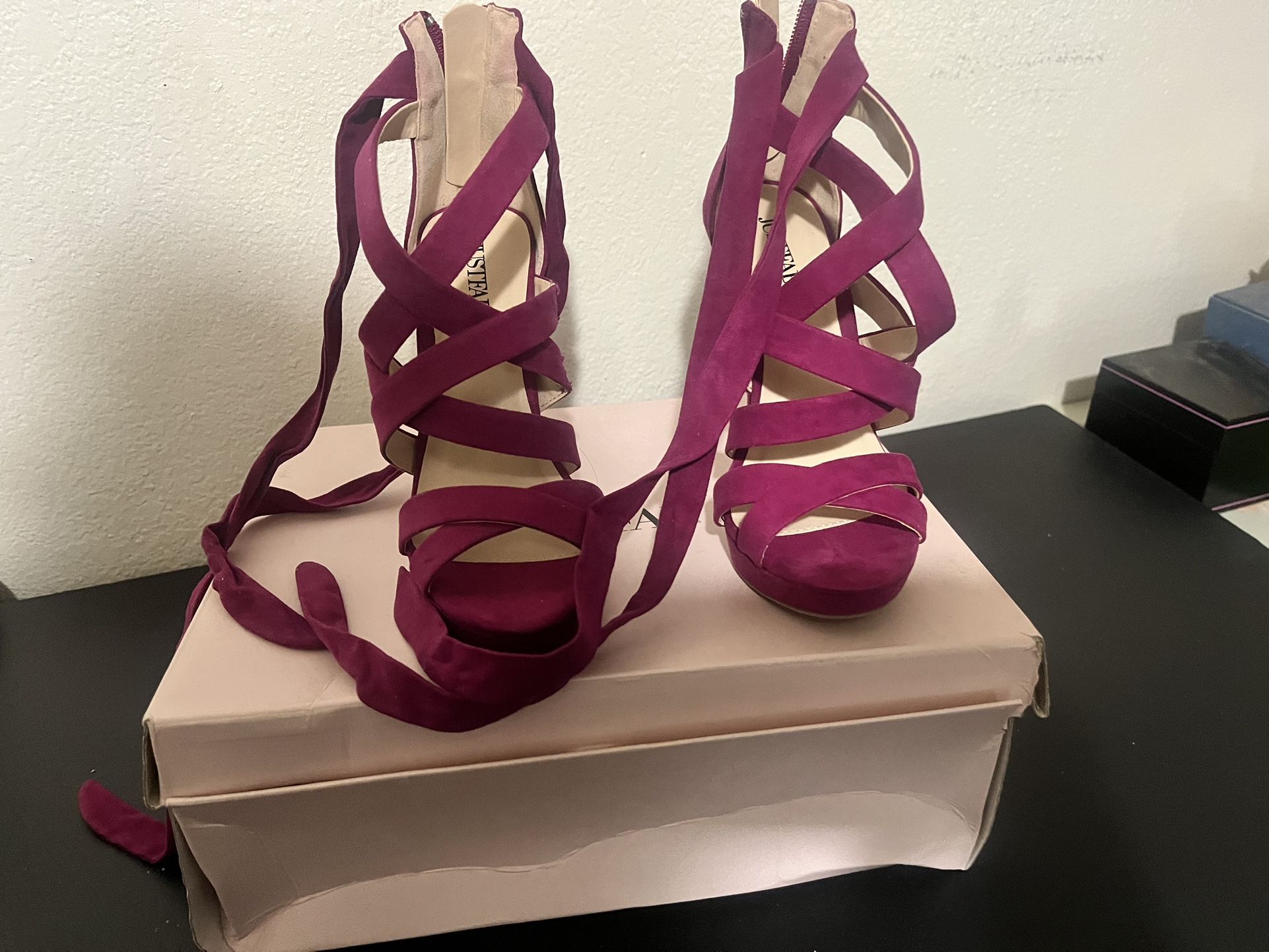 New Justfab Heels In Box