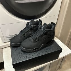 2025 Black Cat Jordan 4 Size 9.5