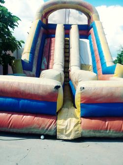 Huge inflatable slide!