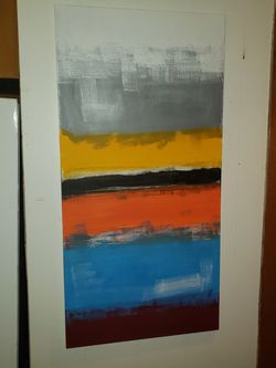 My original abstract art work, acrylic on canvas