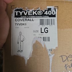 Full Body Disposable Coveralls LRG