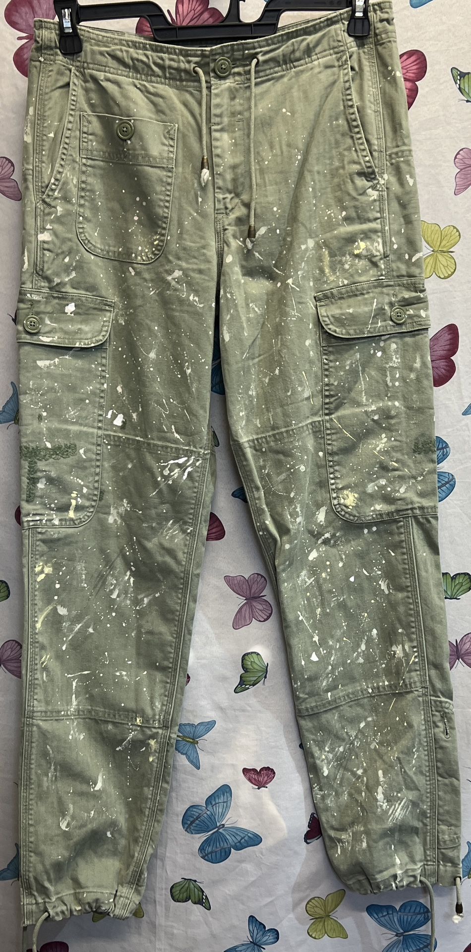 Rock & Republic Womens Camouflage Jeans 10M Pocket Zip Cotton Spandex Blend