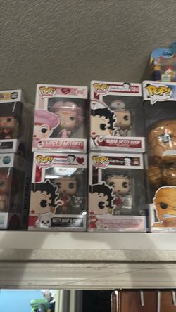 Betty boop and I love Lucy Funko pops