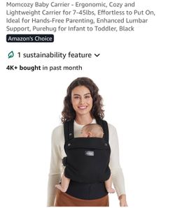 Momcozy Baby Carrier~ Momcozy Baby Cargador de Bebe