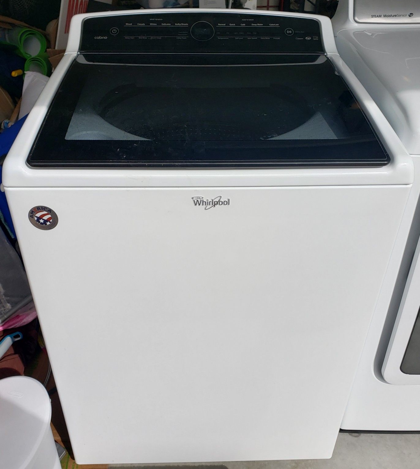 whirlpool cabrio 5.3 washer