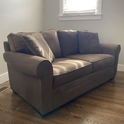 Brown Pull Out Couch