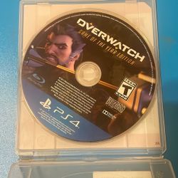 Overwatch GOTY Disc No Case PS4