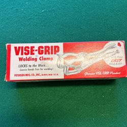 Vise Grip Welding Clamp