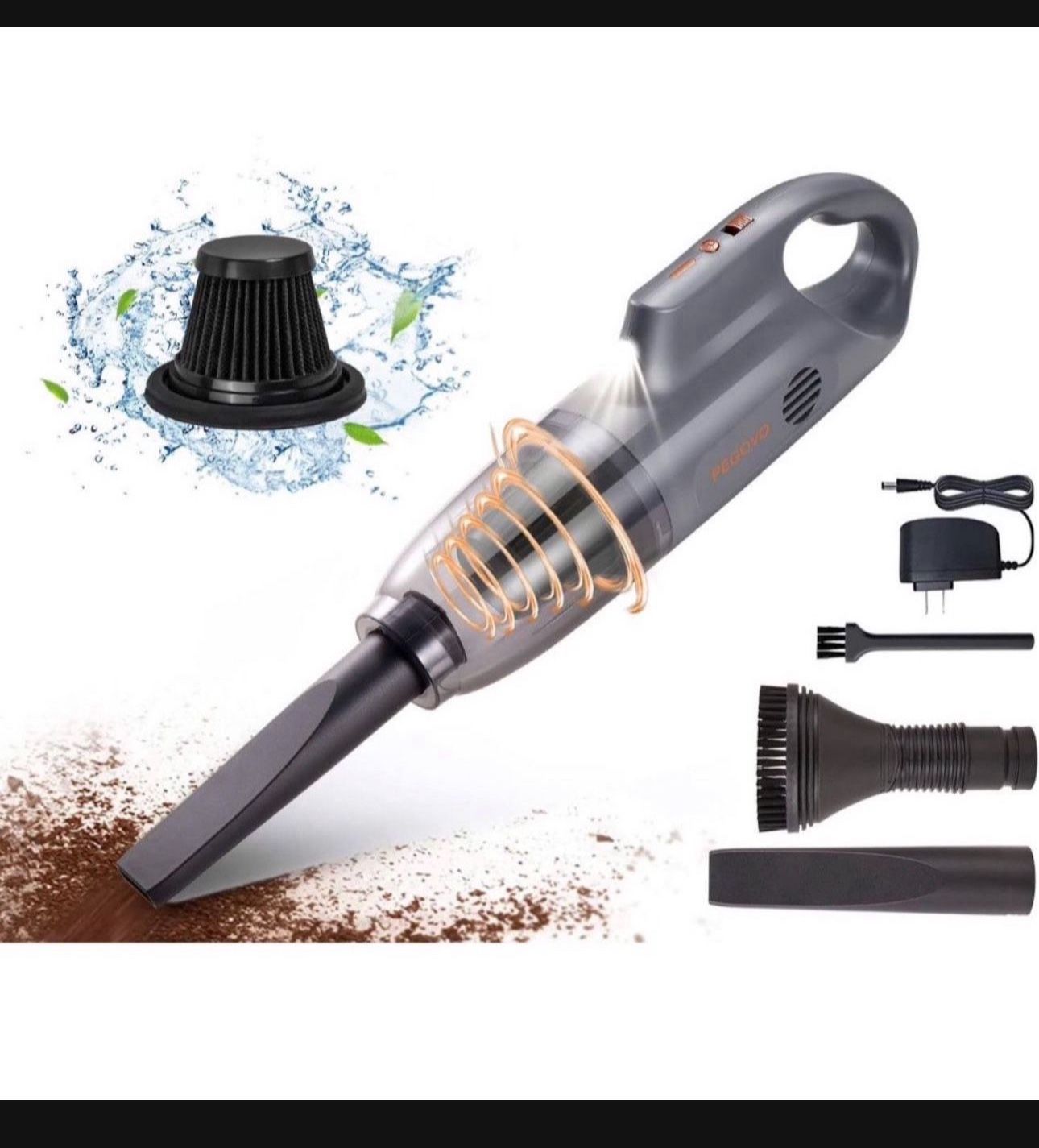 Hand Held Vacuuming Cordless Rechargeable-10K PA Strong Suction Car Vacuum Cordless Rechargeable,Handheld Vacuum Cordless Car Vacuum Cleaner with Pet