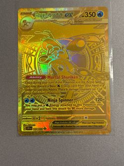 Mega hyper rare gold greninja NM