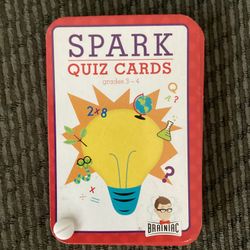 Spark Quiz Cards - Grades 3-4